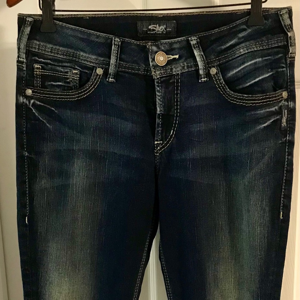 Silver brand jeans, crop